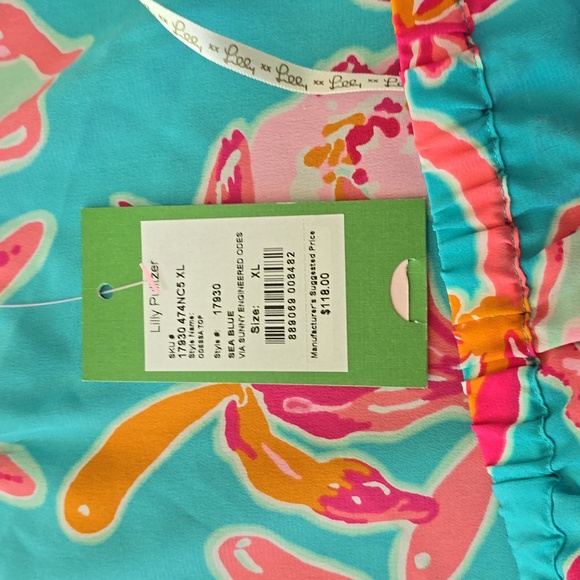NWT XL Lilly Pulitzer strapless top - Picture 3 of 7